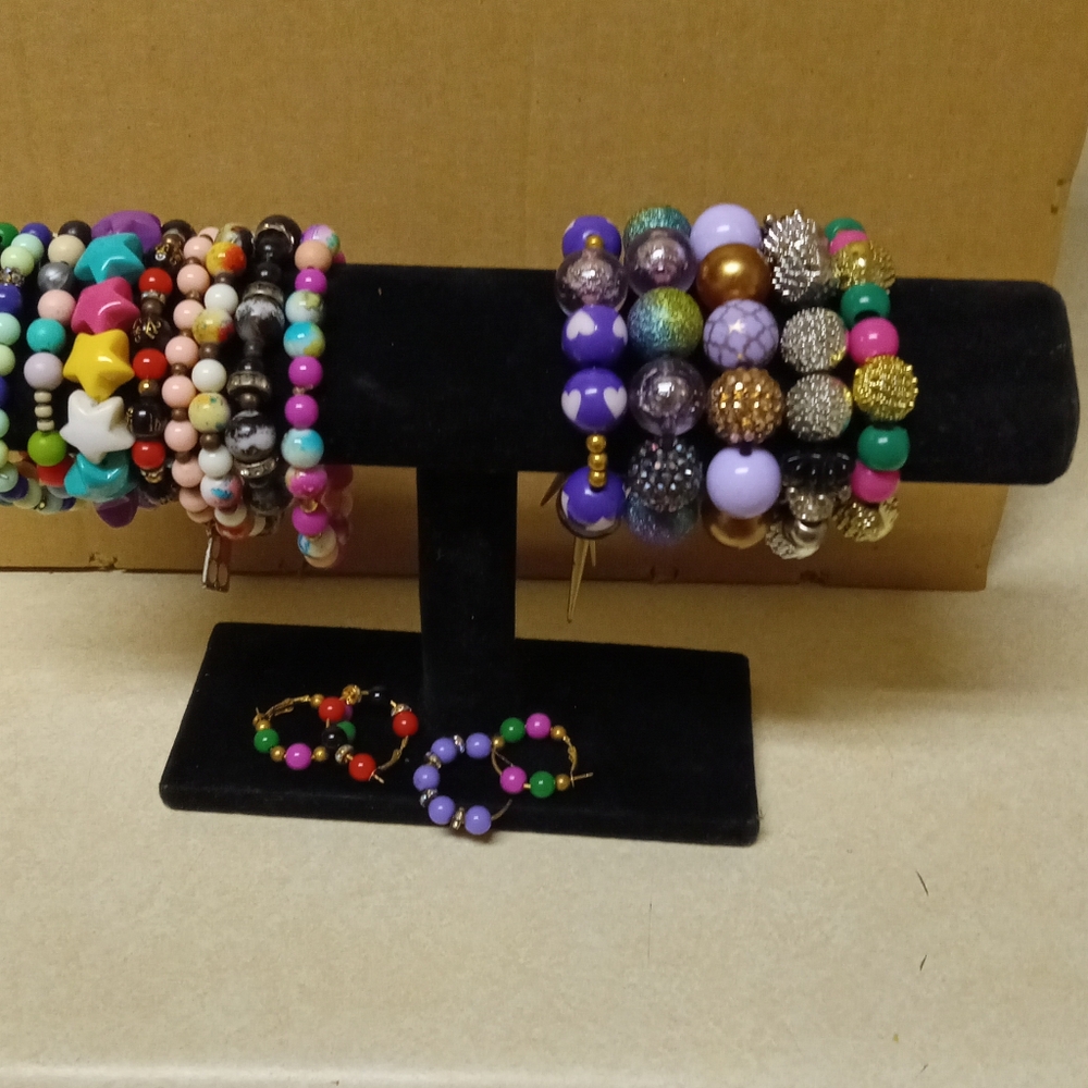 Colorful Beaded Bracelet Set